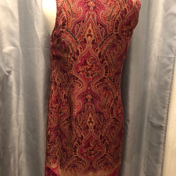 Valerie Stevens petites all silk lined dress 10 P. Side zipper - Picture 8 of 11